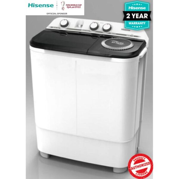 Hisense WSBE701 7kg Twin Tub Washing Machine - White