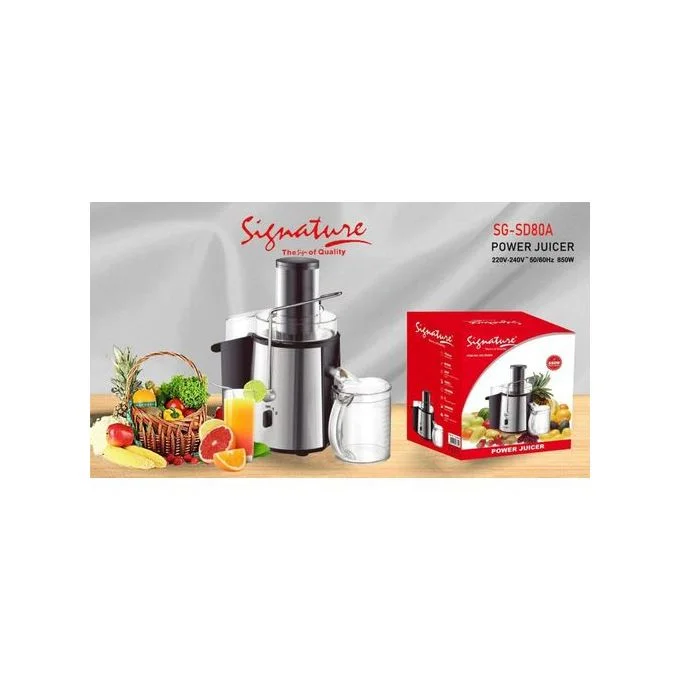 Signature Quality Electric Juice Extractor Stainless Steel Blade