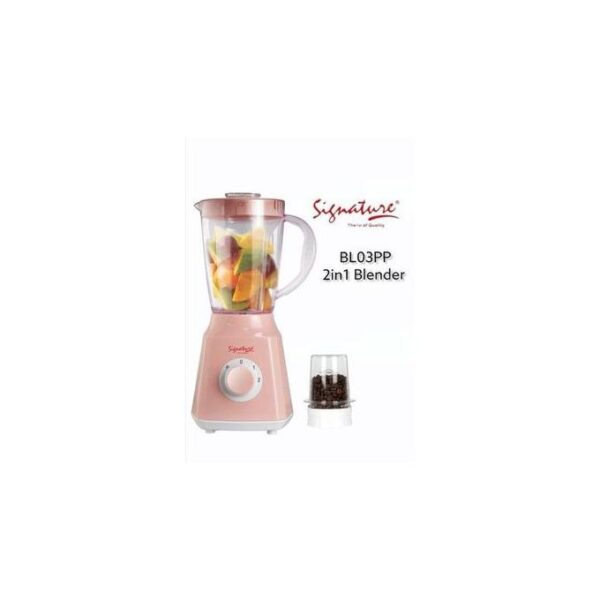 Signature High Quality Blender 2 In 1 With Grinder - 1.5 L - Classic - Image 2