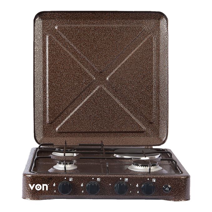 VON O-431.C/ VAC4F300C 3 Gas 1 Electric Cooker – Copper