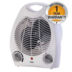 Mika MH101 - Fan Heater, 1000/2000W - White.