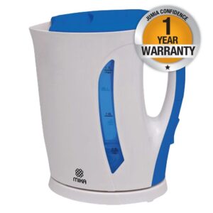 Mika MKT1101 - Electric Kettle, Cordless, 1.7L - White & Blue