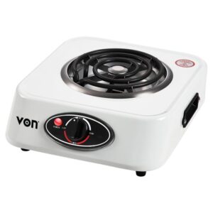VON HPTC-11CW - Single Coil Cooker - 1200W - White.