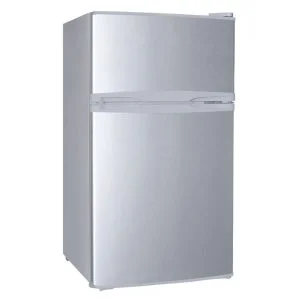 SHARE THIS PRODUCT   Roch RFR-110D-B Double Door Fridge, 85L - Silver
