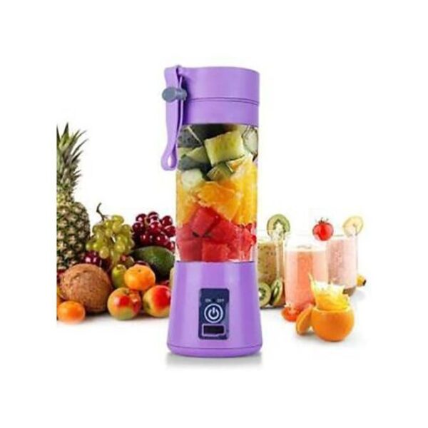 Mixer Portable, Blender Juicer, Mixer USB Rechajable, 380ml- - Image 4