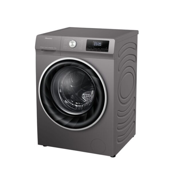 Hisense WFPV8012EMT - 8kg Front Load Washing Machine - Grey - Image 4