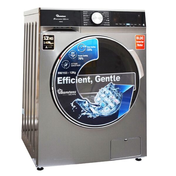 Ramtons RW/153- 12KG Front Load Washing Machine-Dark Silver - Image 5