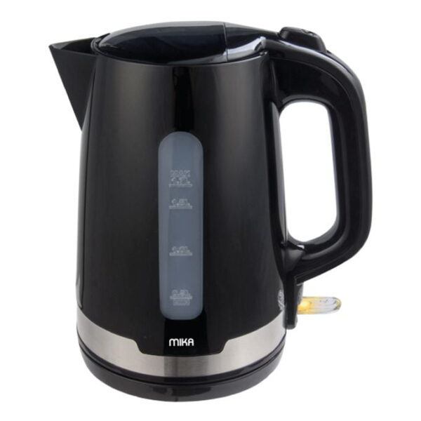 Mika MKT1204 - Electric Kettle, Plastic, 1.7L, Cordless, Black. - Image 4