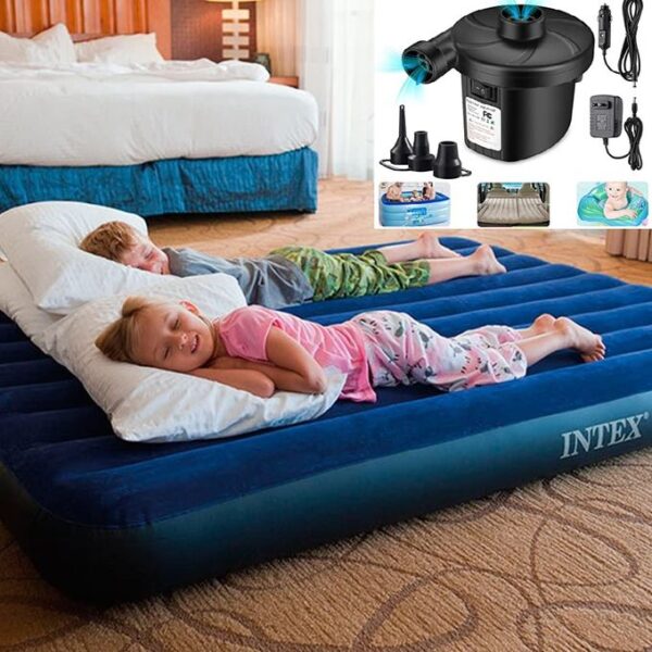 Intex Portable Inflatable Mattress With A Free Pump [5x6] - Image 7