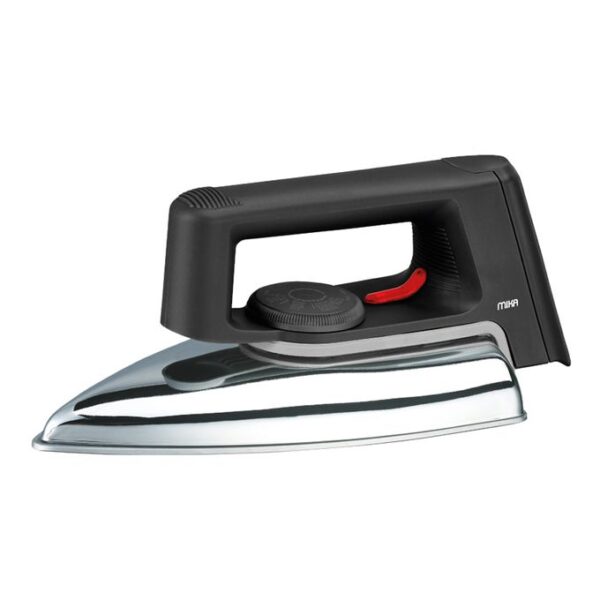 Mika- Dry Iron, Ceramic Soleplate, 1000W - Black & Grey - Image 3