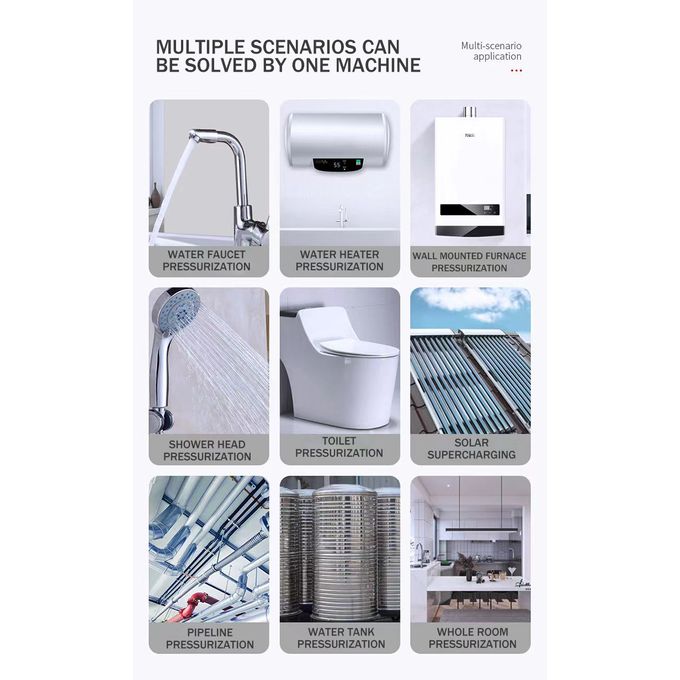 Mika Instant Hot Water Sanitary Pressure Circulating Pump For Home Bathroom - Image 2