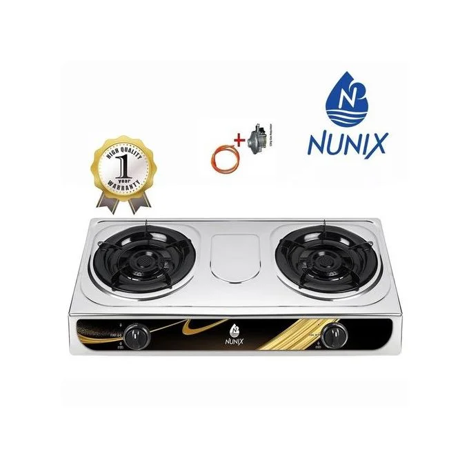 Nunix 2 Burner Table Top Gas Stove