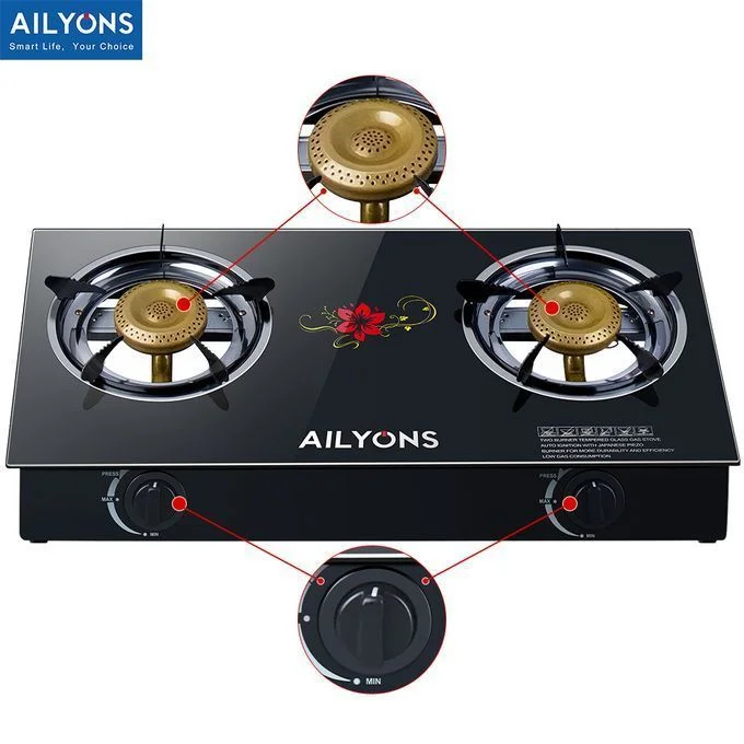 AILYONS Double Burner Cooker With A Strong Glass Top