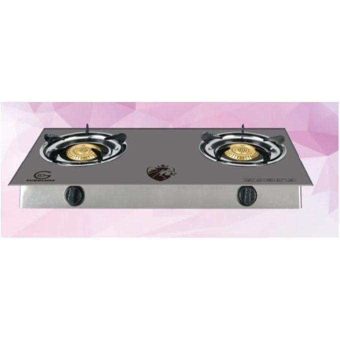 Eurochef Table Top Two Burner Gas Cooker-