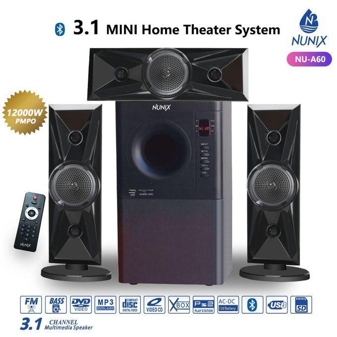 Nunix A60 3.1 Inch Mini Home Theatre System
