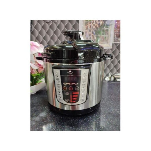 TLAC Smart Electric Pressure Cooker 6L, Stainless Steel - Image 2