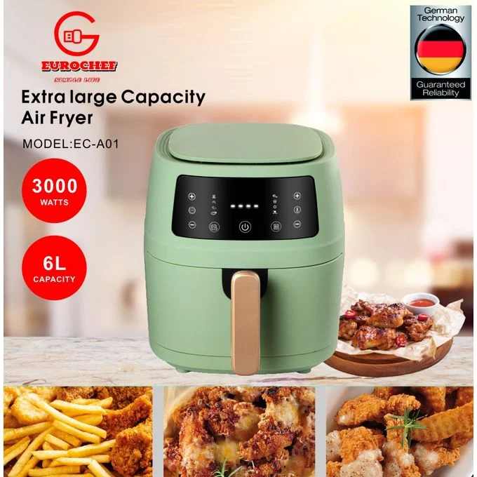 Eurochef EK-A01 6Liters Non Stick Air-fryer Electric Oil-free