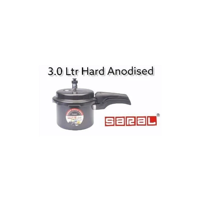 Saral 3.0 Ltr Hard Anodized Pressure Cooker