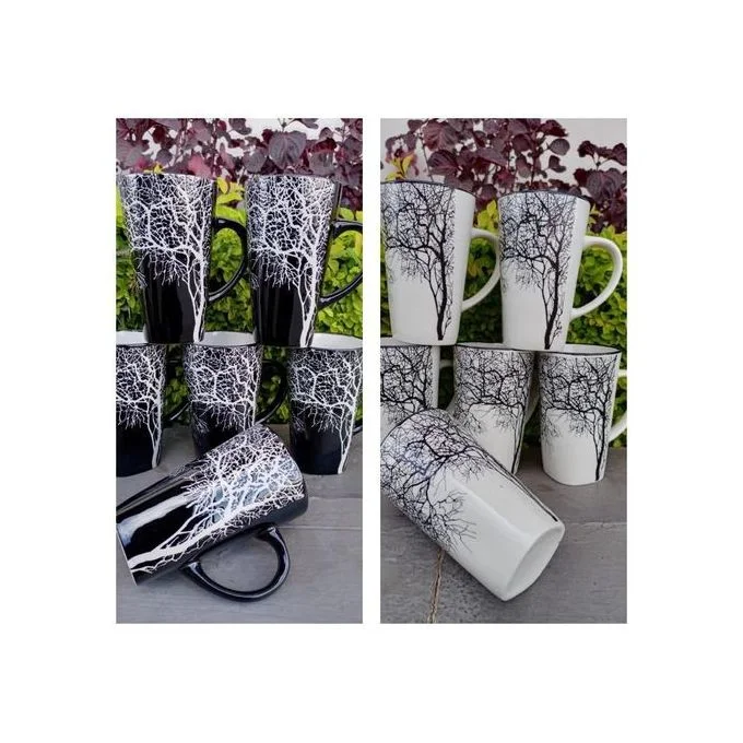 Classy And Elegant Set Of 6 Tree Mugs
